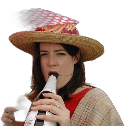 hat, staff, umbrella, bottle transparent PNG cut-out