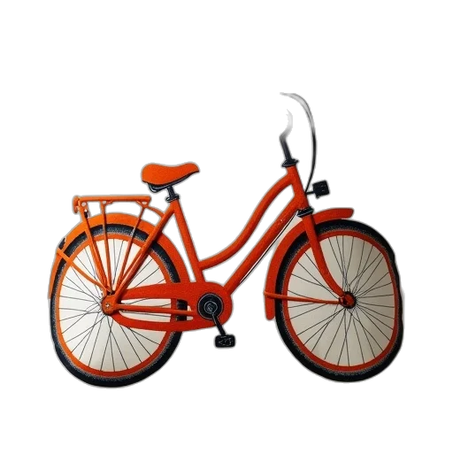 3d render, photorealistic, concept art, orange transparent PNG cut-out