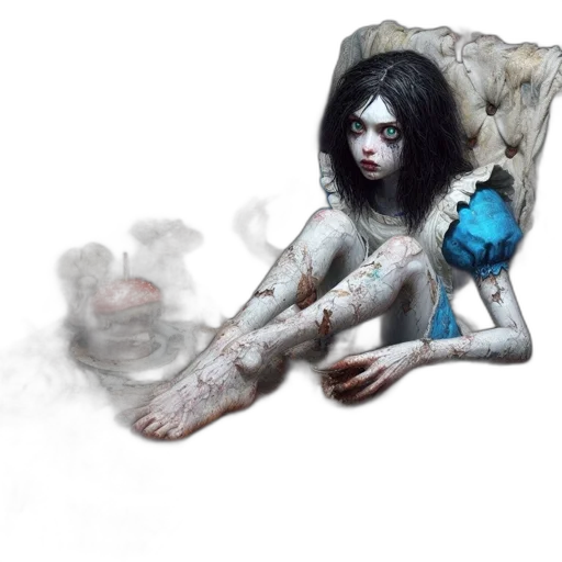 mask, creature, face, fantasy art transparent PNG cut-out