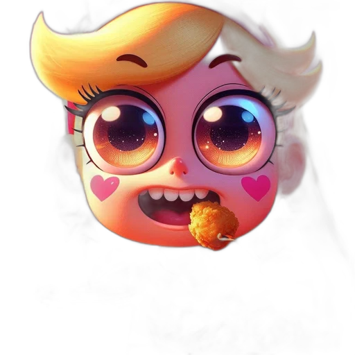 face, crown, staff, creature transparent PNG cut-out