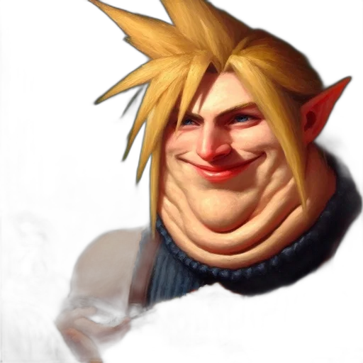 face, creature, mask, staff transparent PNG cut-out