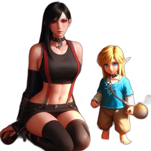 concept art, pixel art, 3d render, fantasy art transparent PNG cut-out