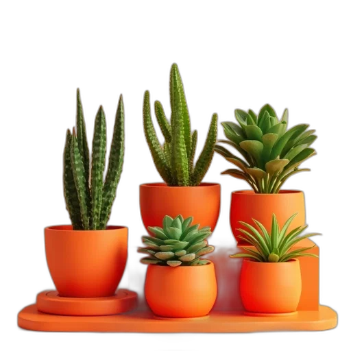 3d render, photorealistic, neon, orange transparent PNG cut-out