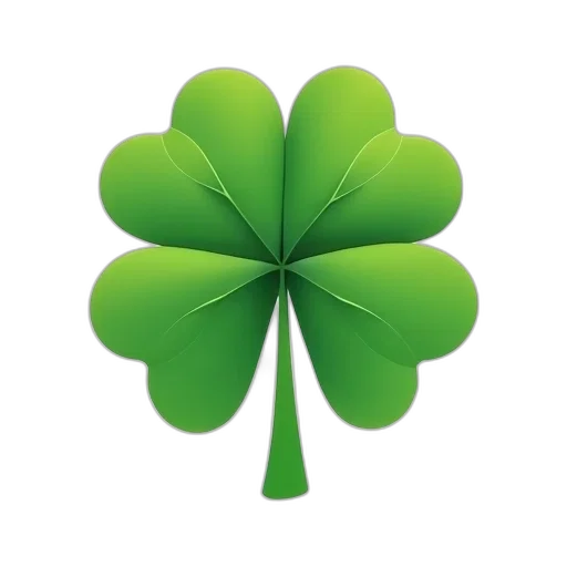 umbrella, flower, green, clover transparent PNG cut-out