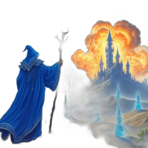 concept art, fantasy art, 3d render, comic book art transparent PNG cut-out