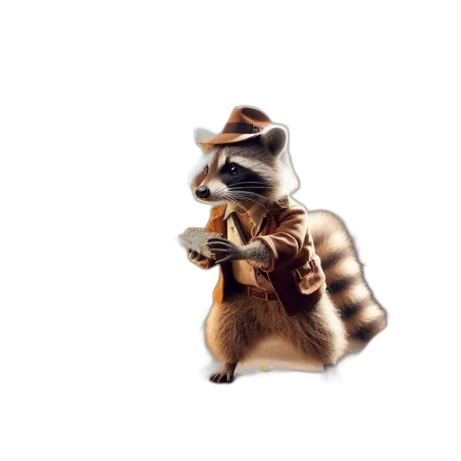 animal, jacket, creature, staff transparent PNG cut-out