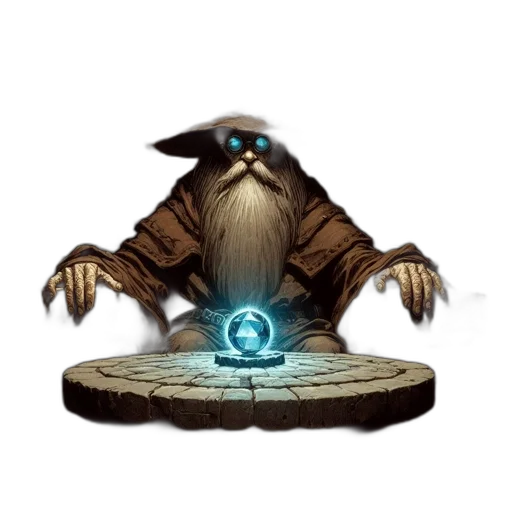 staff, creature, mask, concept art transparent PNG cut-out