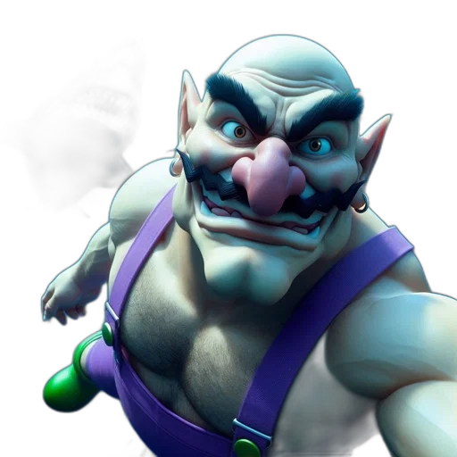mask, staff, face, creature transparent PNG cut-out