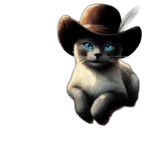 hat, animal, staff, concept art transparent PNG cut-out