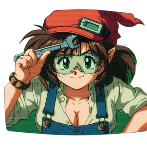 hat, staff, face, jewelry transparent PNG cut-out