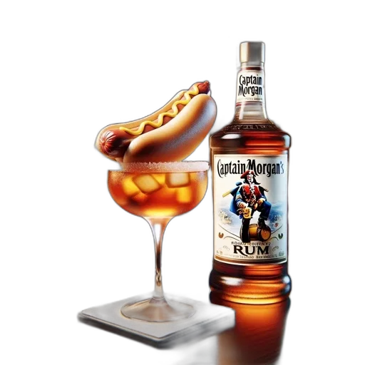 food, bottle, 3d render, photorealistic transparent PNG cut-out