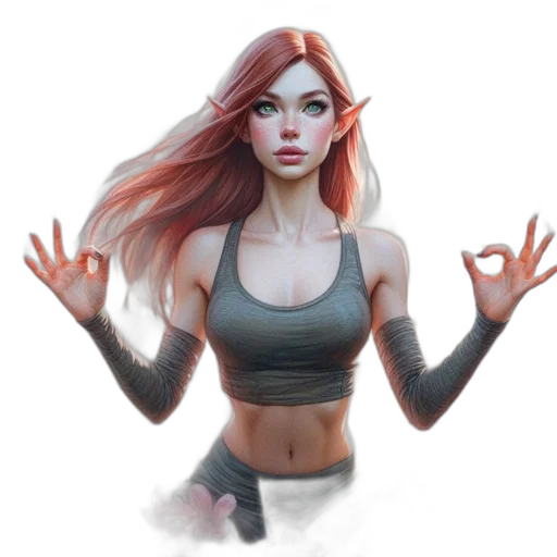 fantasy art, concept art, comic book art, pixel art transparent PNG cut-out