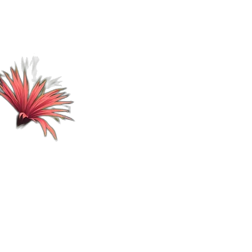 flower, hair, creature, dragon transparent PNG cut-out