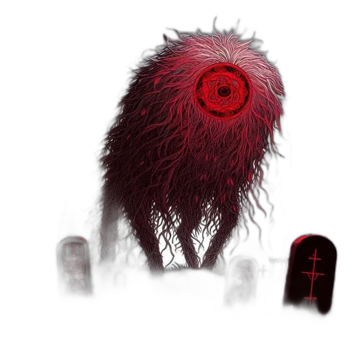 creature, hair, animal, mask transparent PNG cut-out