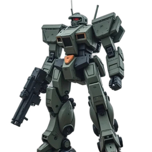 robot, weapon, concept art, 3d render transparent PNG cut-out