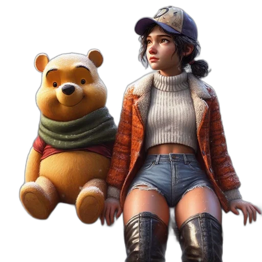 jacket, animal, hat, concept art transparent PNG cut-out