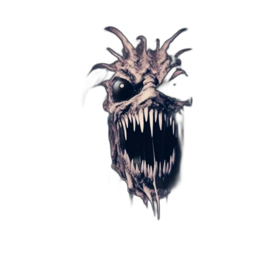 creature, mask, dragon, face transparent PNG cut-out
