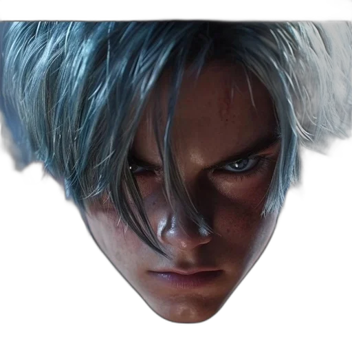 face, hair, mask, creature transparent PNG cut-out