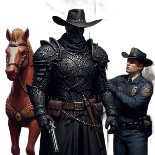 sword, weapon, hat, staff transparent PNG cut-out