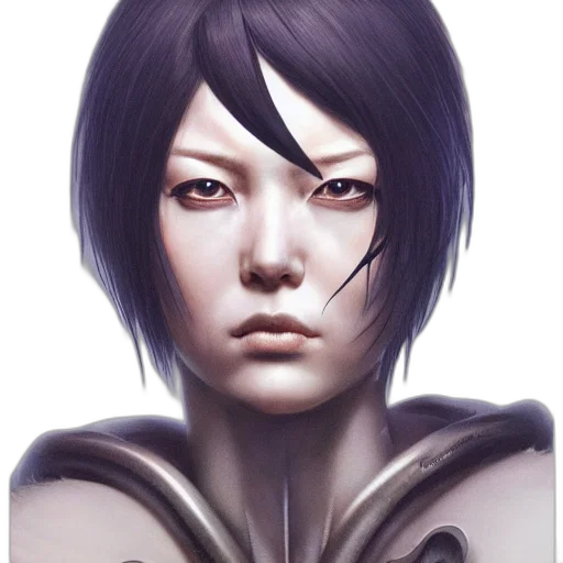 face, mask, robot, fantasy art transparent PNG cut-out