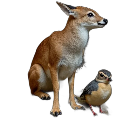 animal, creature, concept art, photorealistic transparent PNG cut-out