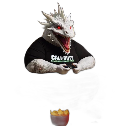 dragon, food, creature, staff transparent PNG cut-out