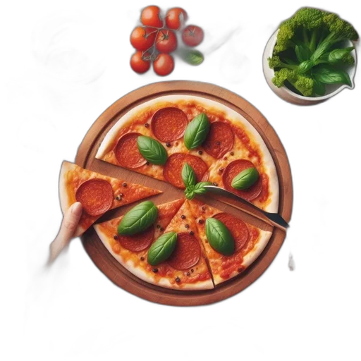 food, 3d render, photorealistic, concept art transparent PNG cut-out