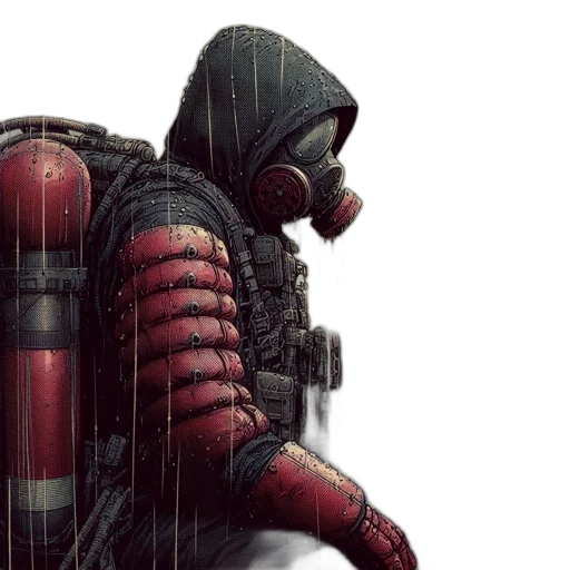 robot, weapon, concept art, comic book art transparent PNG cut-out