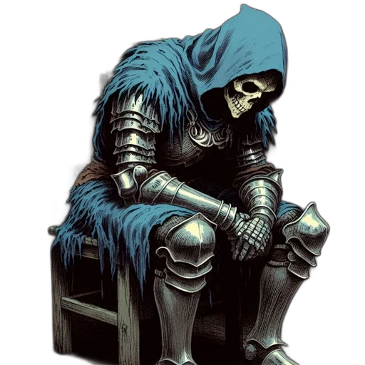 mask, jacket, sword, concept art transparent PNG cut-out