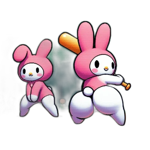 concept art, pixel art, 3d render, cartoon transparent PNG cut-out
