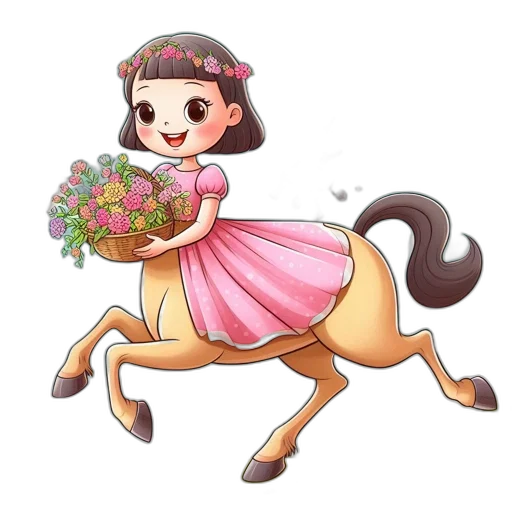 animal, dress, creature, fantasy art transparent PNG cut-out