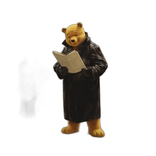 staff, jacket, animal, 3d render transparent PNG cut-out