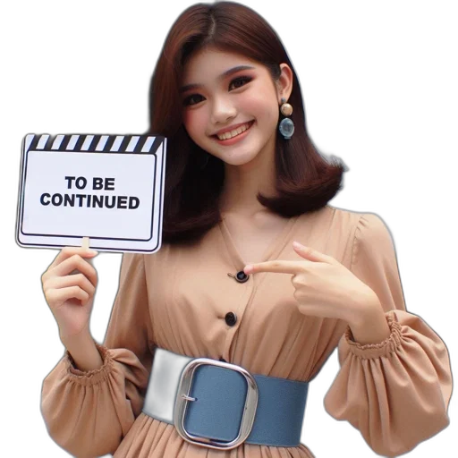 dress, robot, 3d render, cartoon transparent PNG cut-out