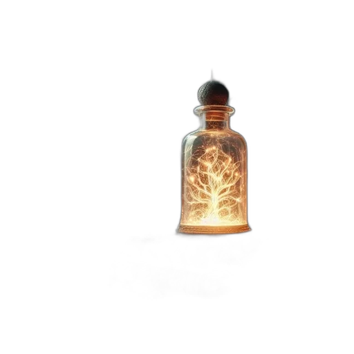 bottle, crown, jewelry, dragon transparent PNG cut-out