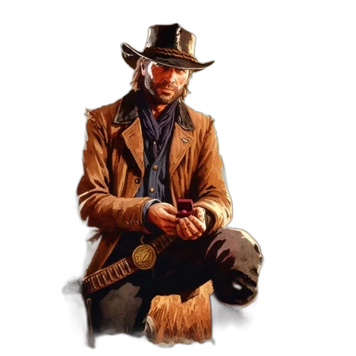 jacket, hat, staff, animal transparent PNG cut-out
