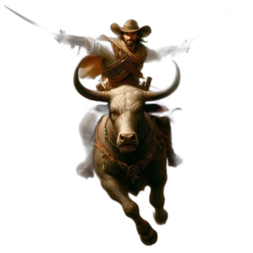 animal, staff, weapon, hat transparent PNG cut-out
