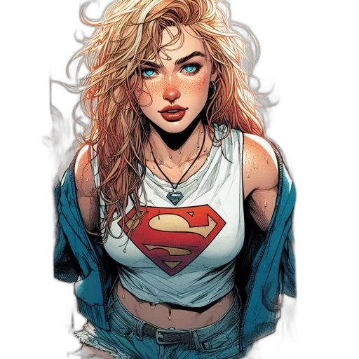 comic book art, concept art, cartoon, fantasy art transparent PNG cut-out