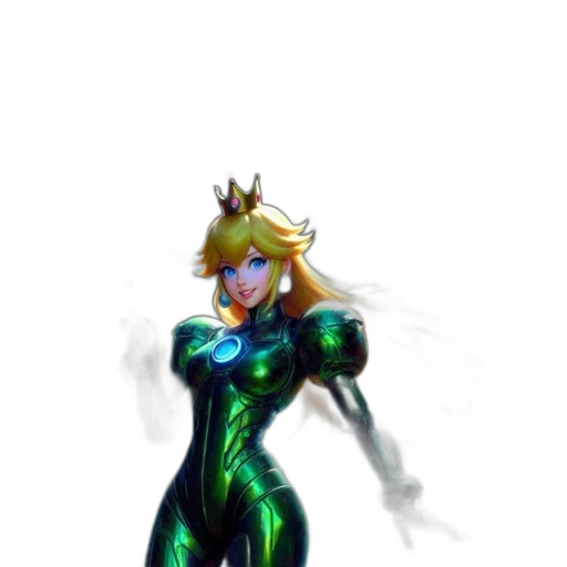 crown, dress, robot, weapon transparent PNG cut-out
