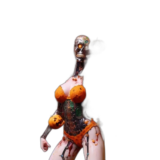 robot, dress, jewelry, bottle transparent PNG cut-out