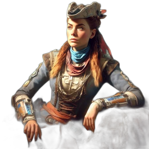 staff, face, sword, hat transparent PNG cut-out