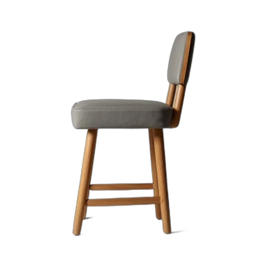 furniture, 3d render, wood, barstool transparent PNG cut-out