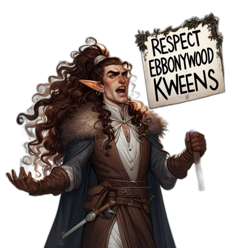 concept art, fantasy art, elfin, woman transparent PNG cut-out
