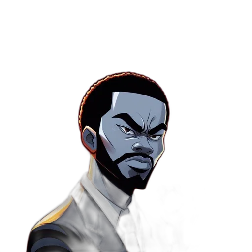 staff, face, comic book art, cartoon transparent PNG cut-out