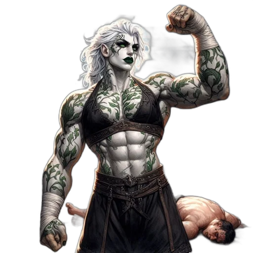 fantasy art, concept art, comic book art, photorealistic transparent PNG cut-out