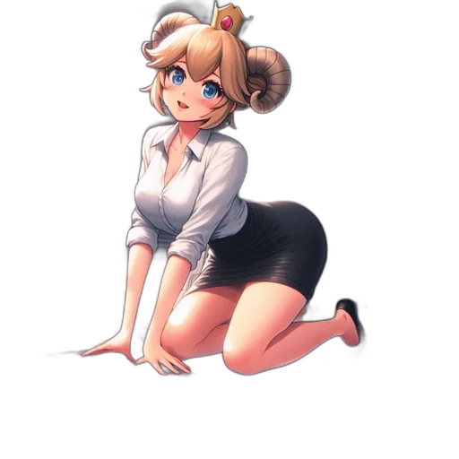 staff, dress, weapon, robot transparent PNG cut-out