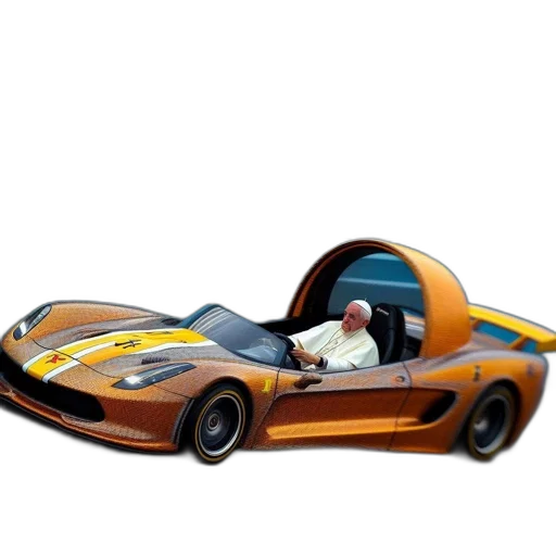 car, 3d render, concept art, photorealistic transparent PNG cut-out