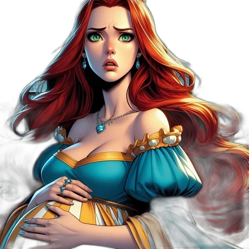 jewelry, fantasy art, comic book art, concept art transparent PNG cut-out