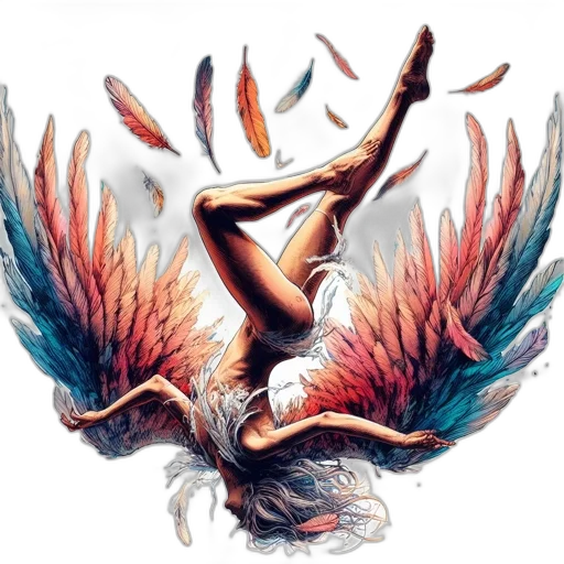 fantasy art, concept art, watercolor, pixel art transparent PNG cut-out