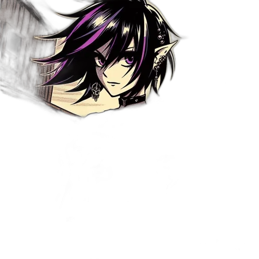 mask, hair, dragon, face transparent PNG cut-out