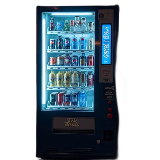 blue, star, wars, vending transparent PNG cut-out
